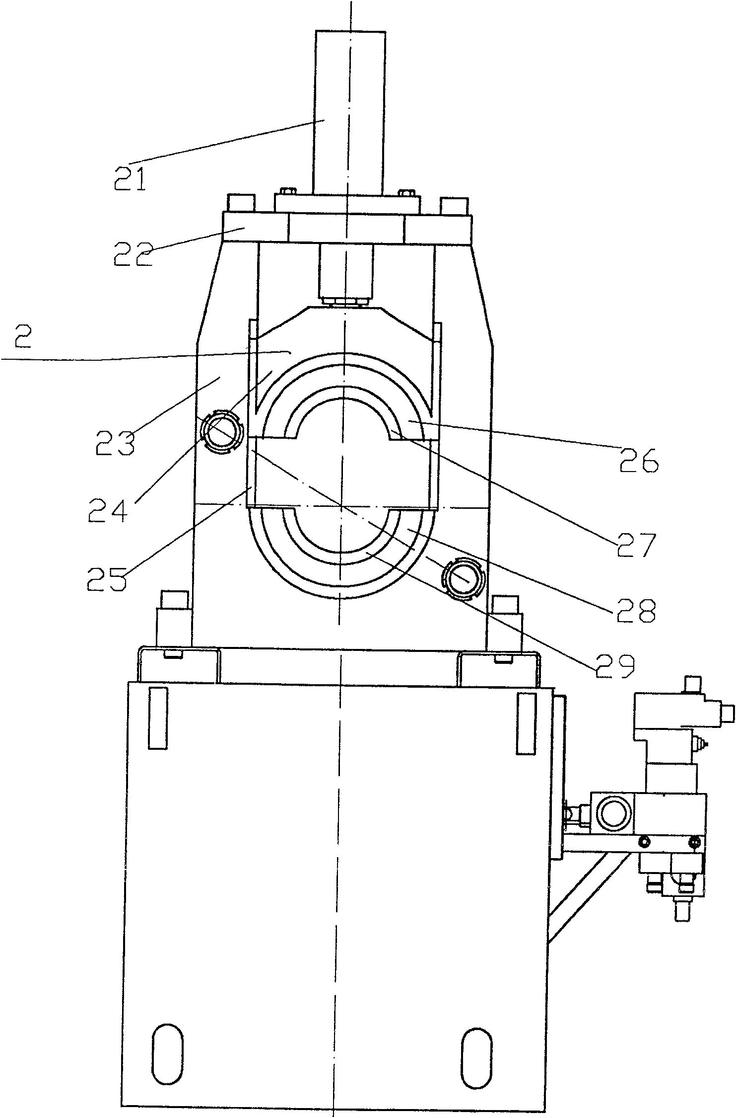 Pipe end spinning, rolling-out and flange turning machine