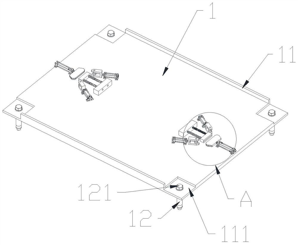 An electric bicycle charging pile mounting plate and its mounting device