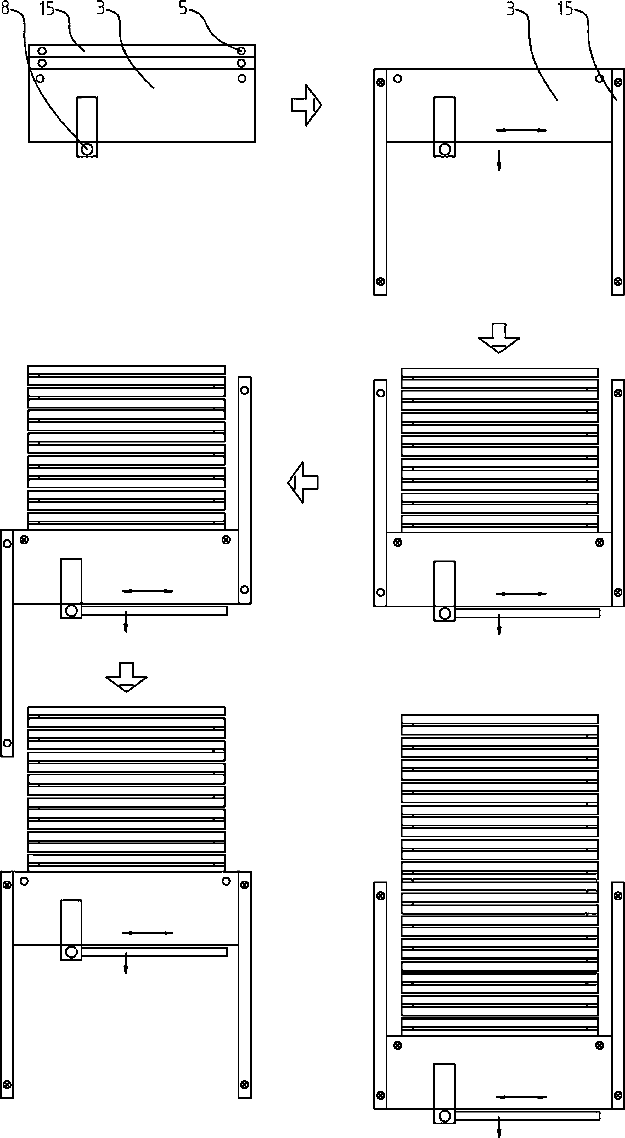 Underwater gravel base bed laying method