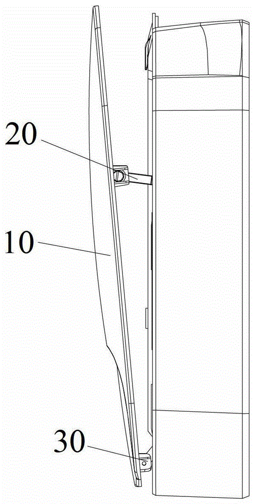 Panel motion mechanism and air conditioner indoor unit having same