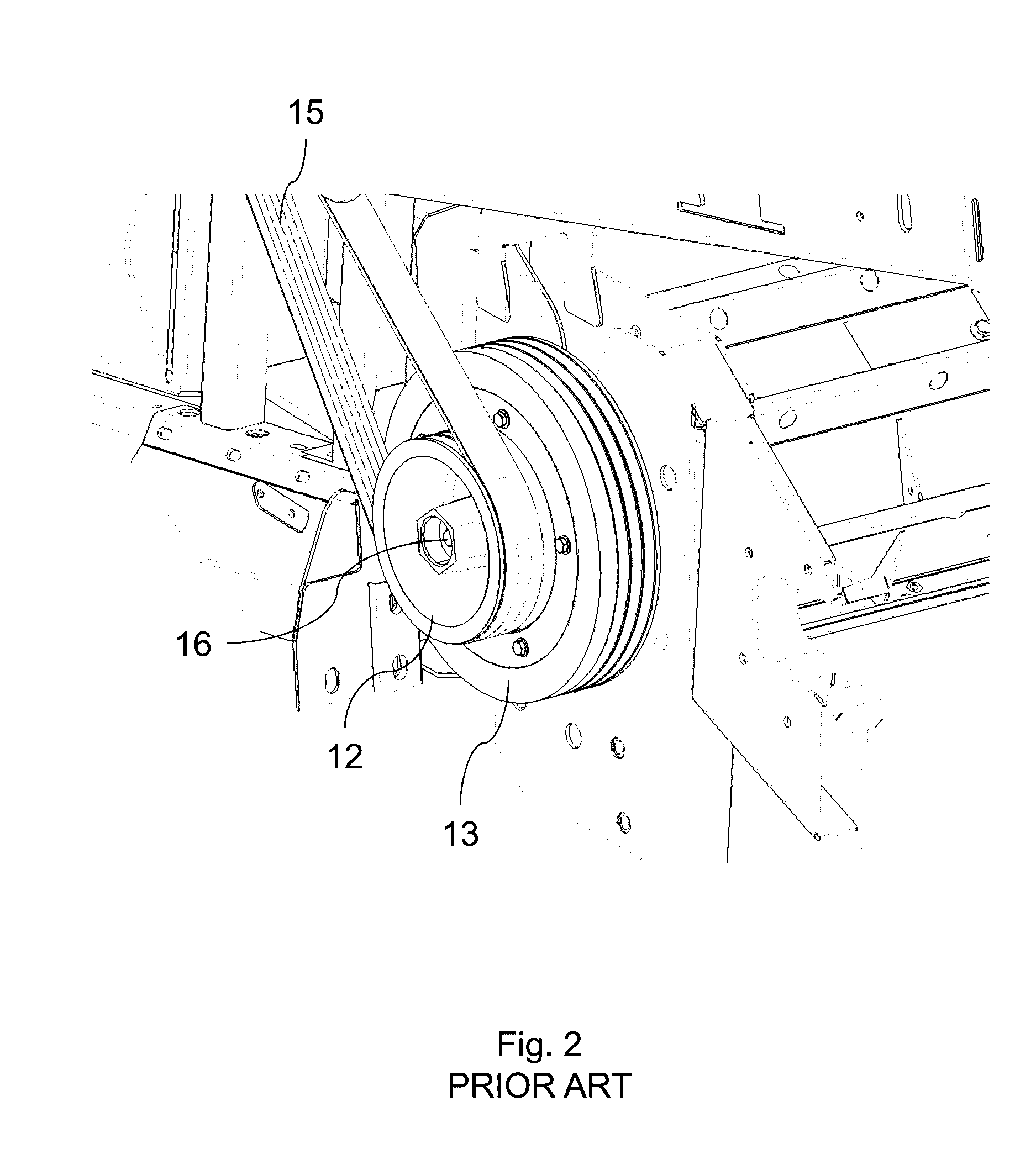 Tension Roller Assembly for a Belt Drive