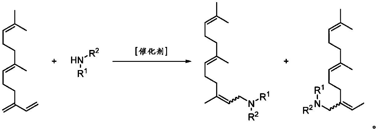 Amine derivatives of the beta-farnesene