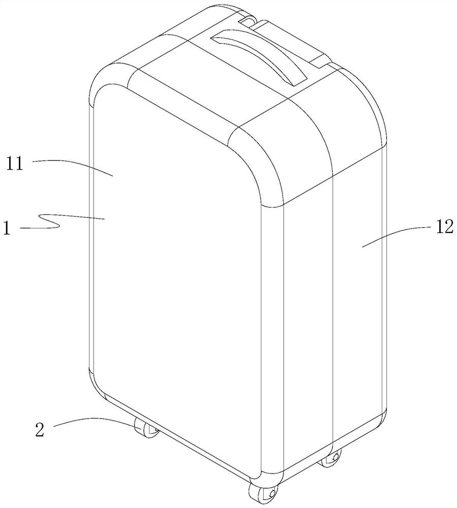 A suitcase based on the convenience of carrying wet items