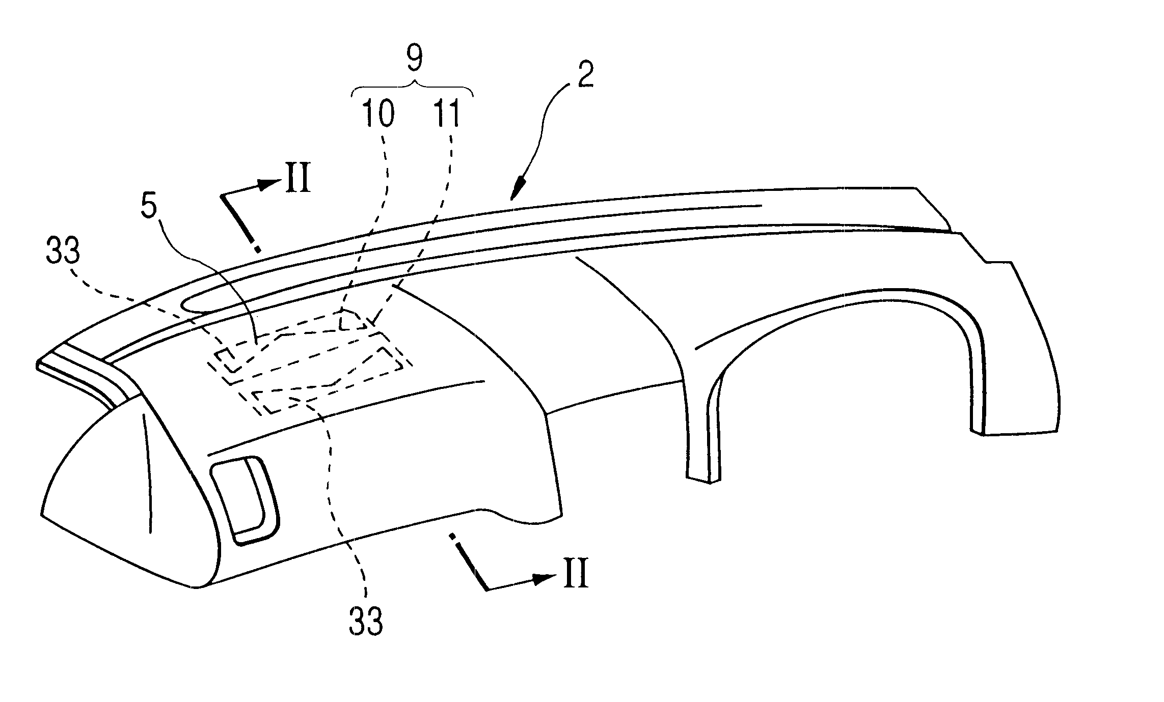 Vehicular air-bag lid structure