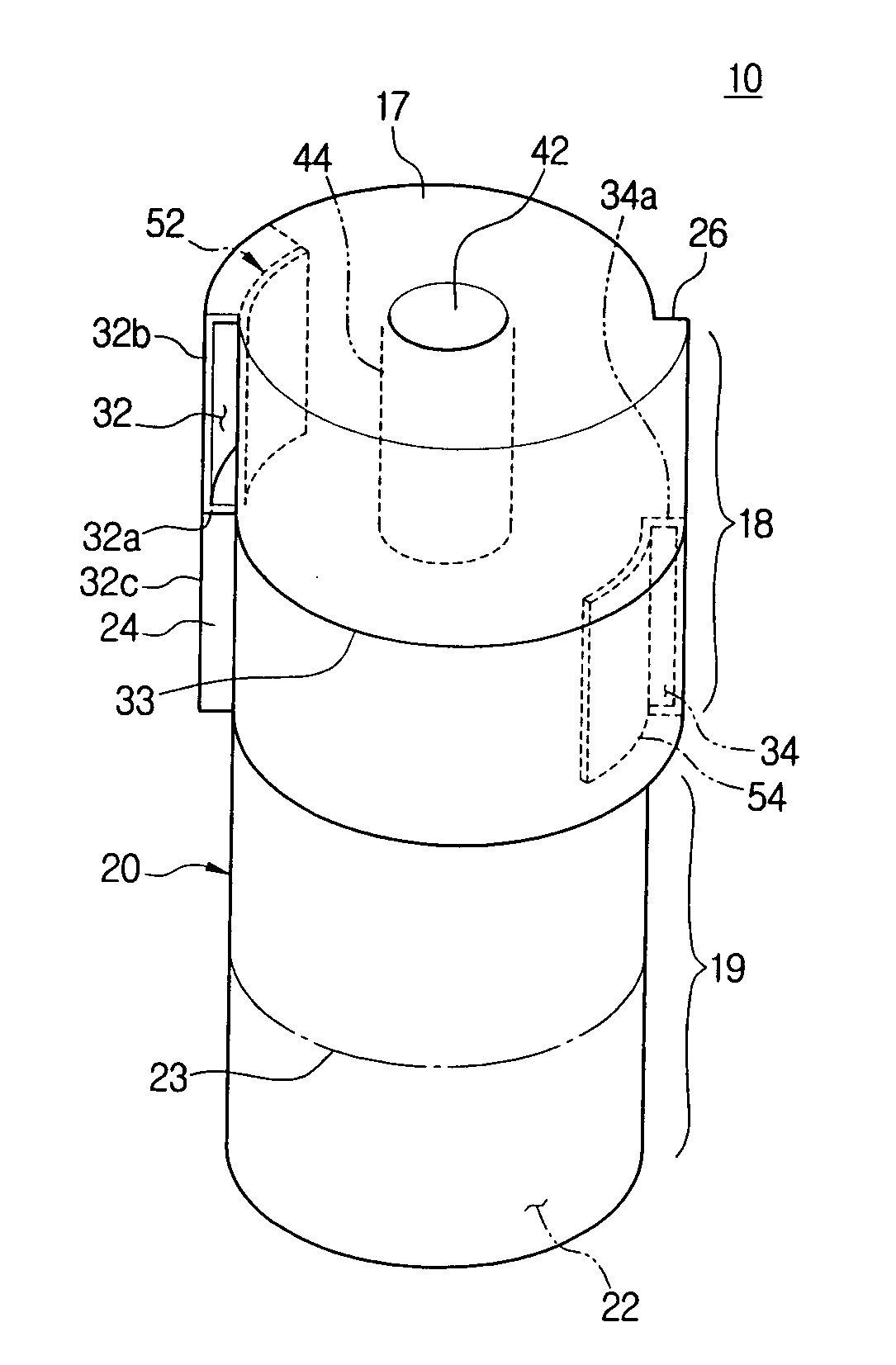 Dust collecting apparatus with a plurality of inlets
