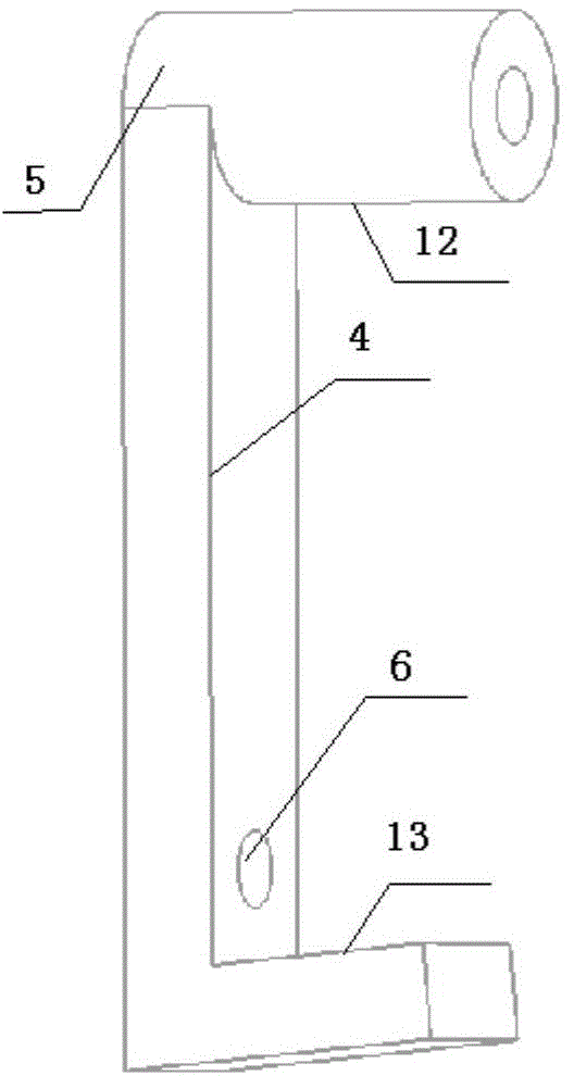 Building decorative stone panel fixing device and construction method