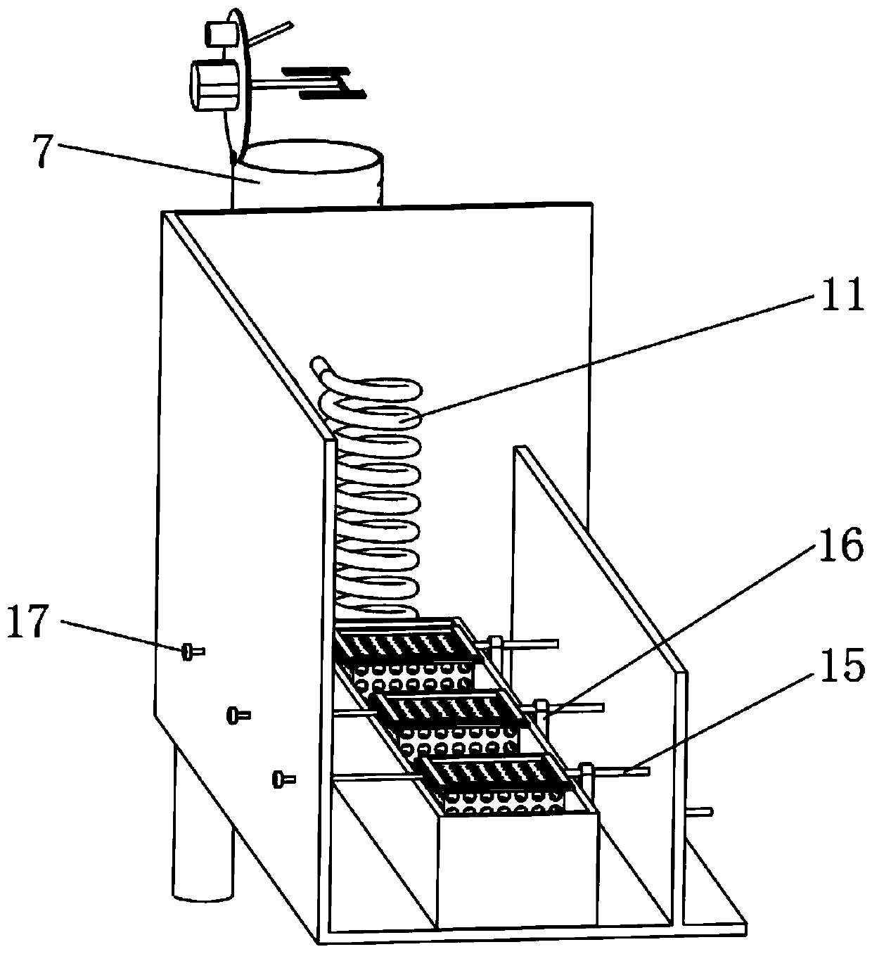 Hot galvanizing pickling sealing device for wear-resistant corrosion-resistant metal product