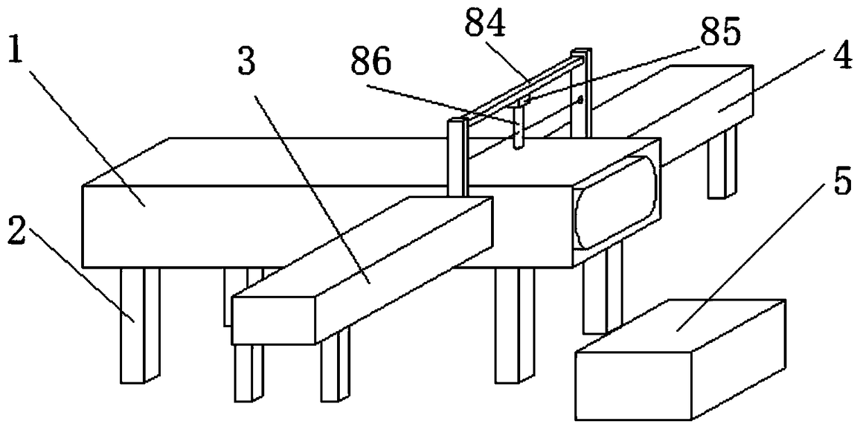 Belt conveyor with allocation function