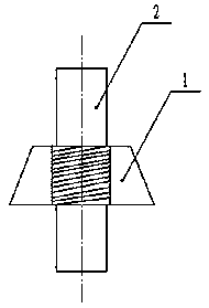A wire guide with drainage structure