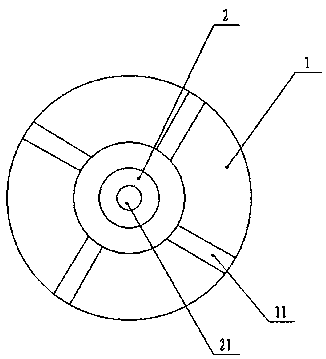 A wire guide with drainage structure