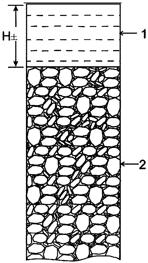 Method for designing surface soil covering thickness for coal gangue filling and reclamation in coal mining subsidence area