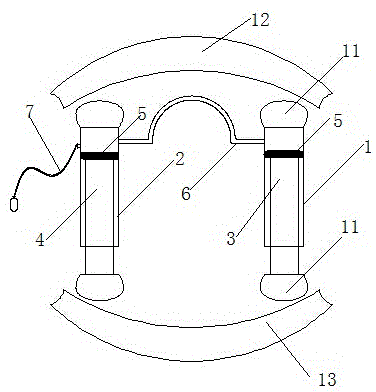 Auxiliary medical appliance for mouth supporting