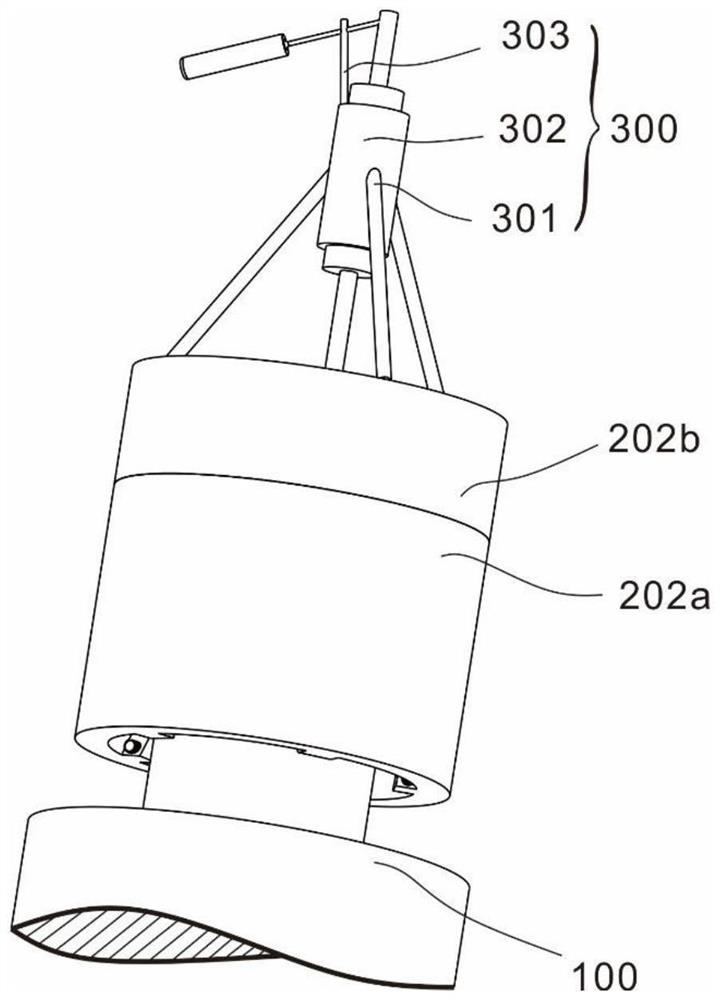 Fan impeller dismounting device