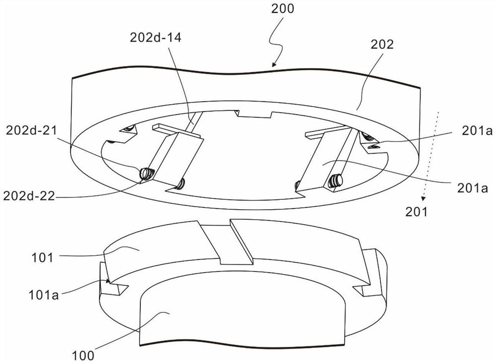 Fan impeller dismounting device