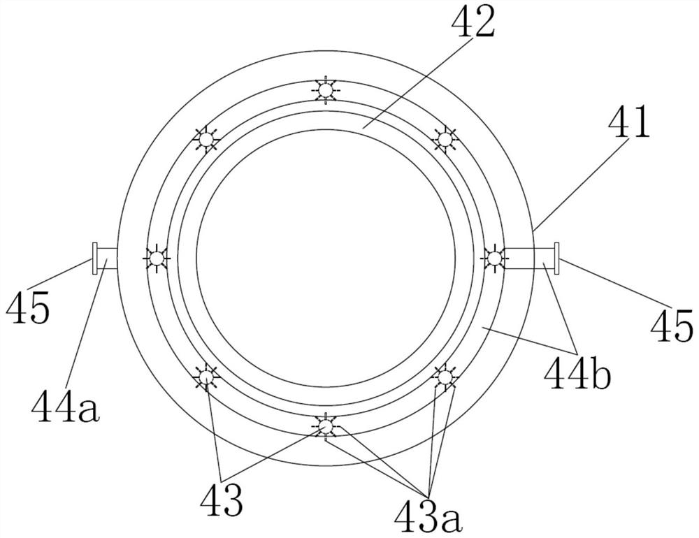 A device for reusing ship condensed water and waste heat and its application method