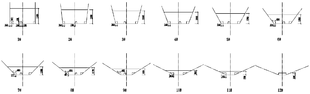 Hole-weir combined type ecological fishway transition section and design method thereof