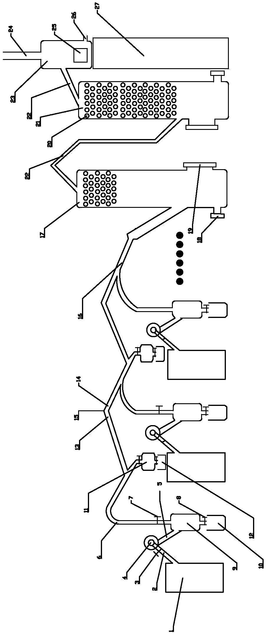 Centralized oil mist removal system for optical cable water stop cable paste spraying