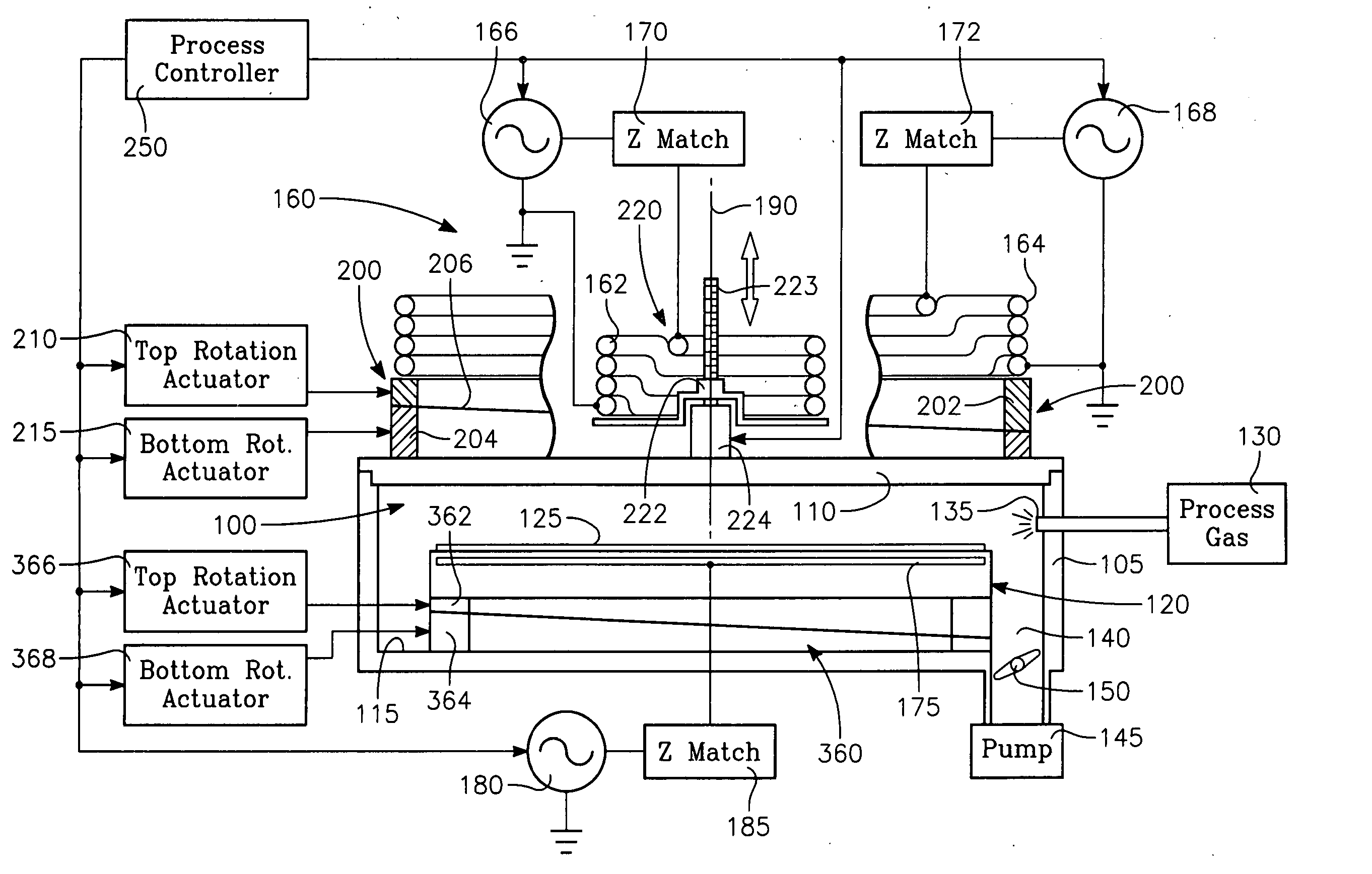 Method of processing a workpiece in a plasma reactor with dynamic ...