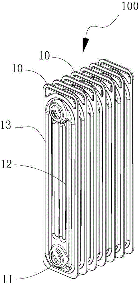 Cooling fin and radiator with same