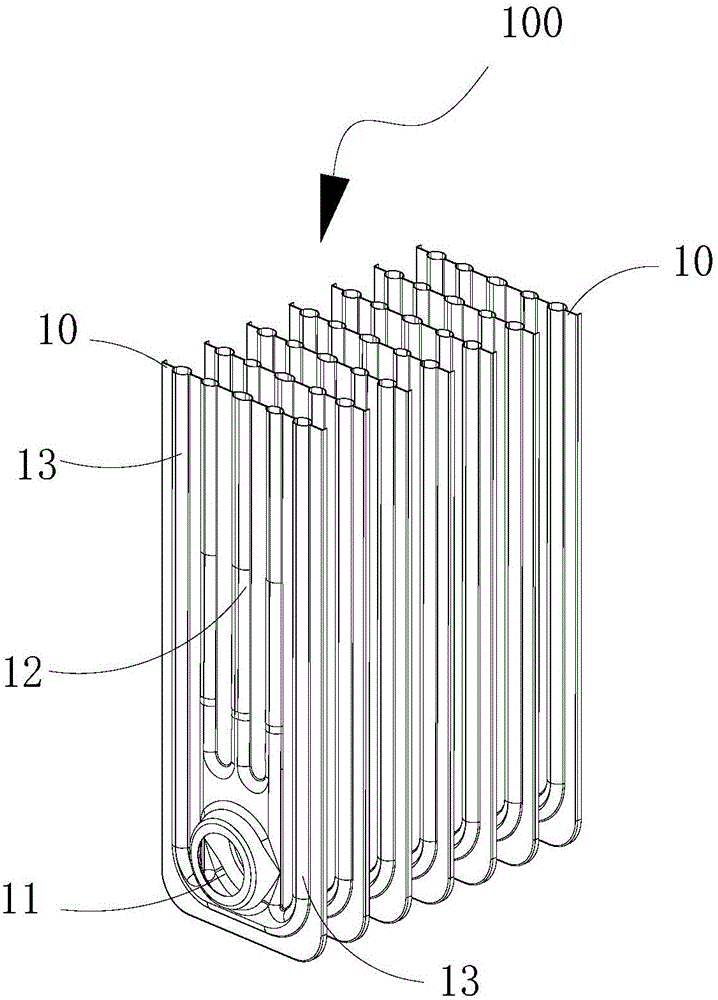 Cooling fin and radiator with same