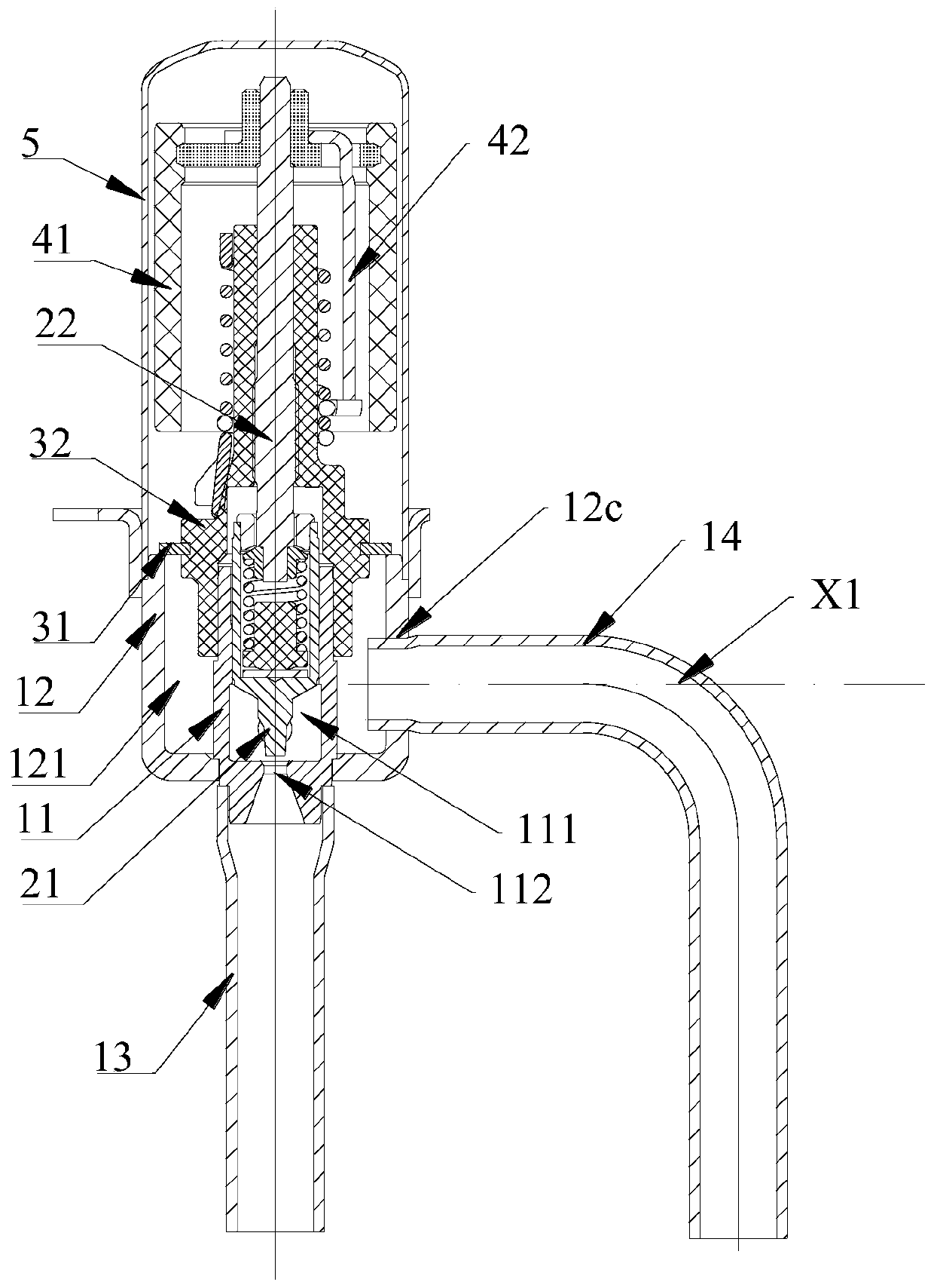Electronic expansion valve and its seat assembly