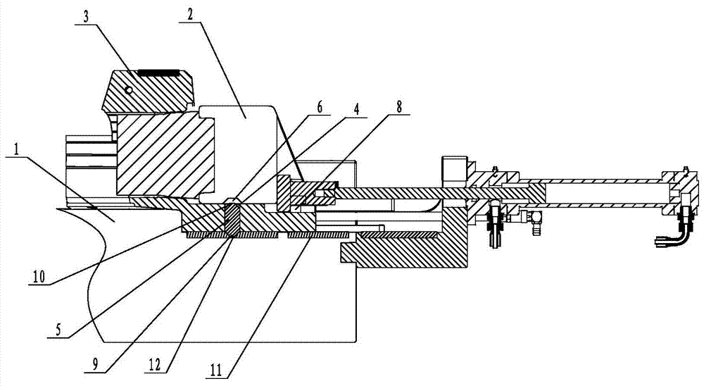 Injection mold core pulling mechanism