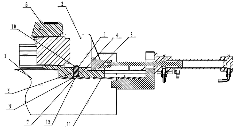Injection mold core pulling mechanism