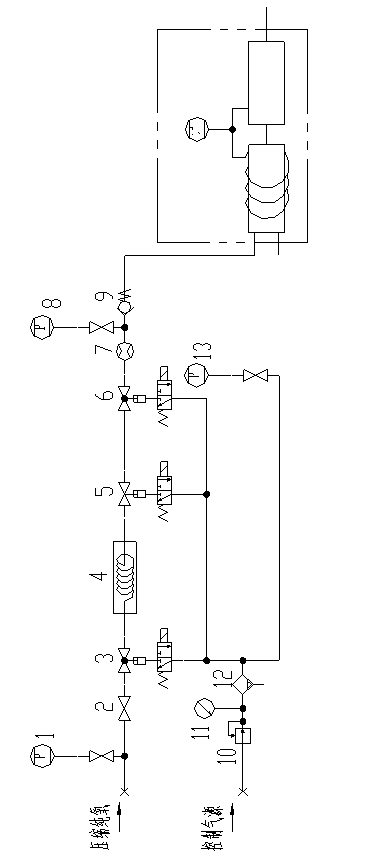 Pure oxygen and diesel combined heat carrier generator system