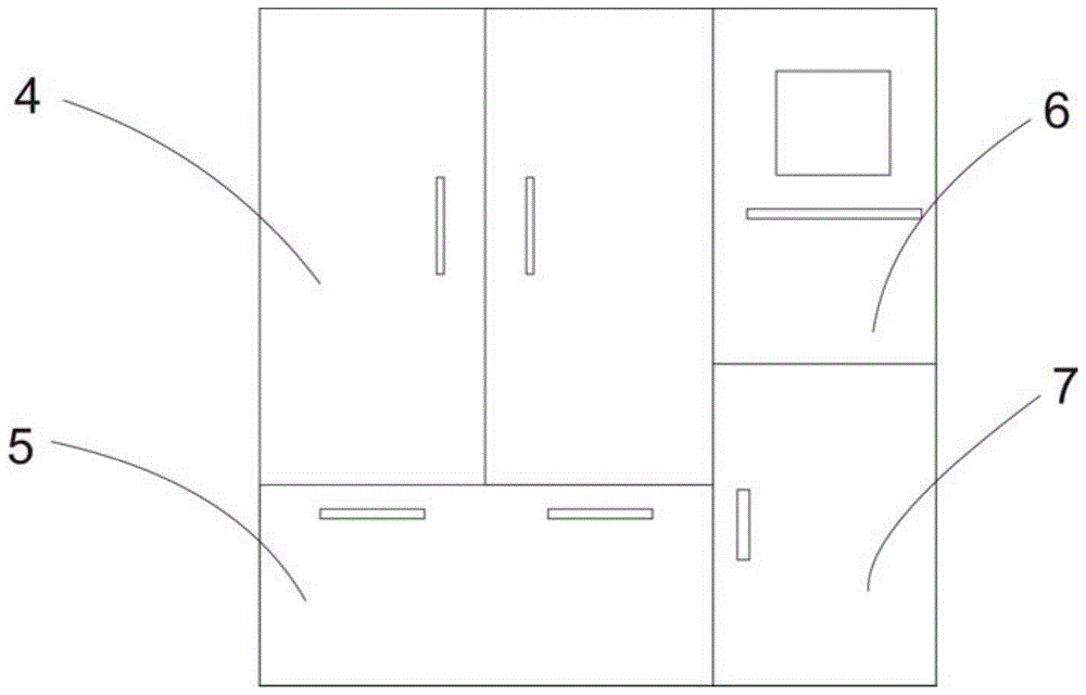 A semi-automatic oled packaging line detection device and detection method