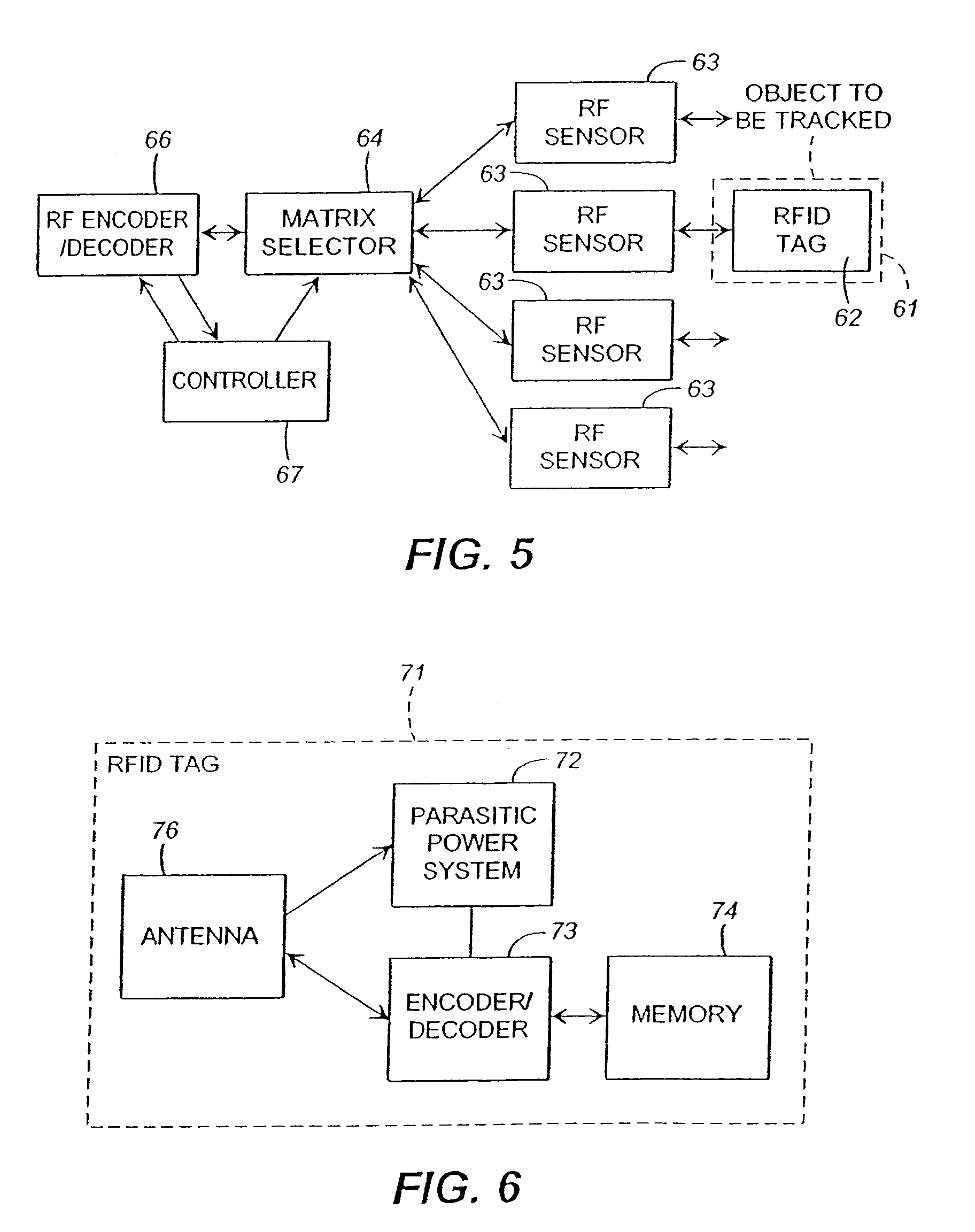 Object tracking system with non-contact object detection and identification
