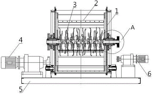 Squirrel cage mixer