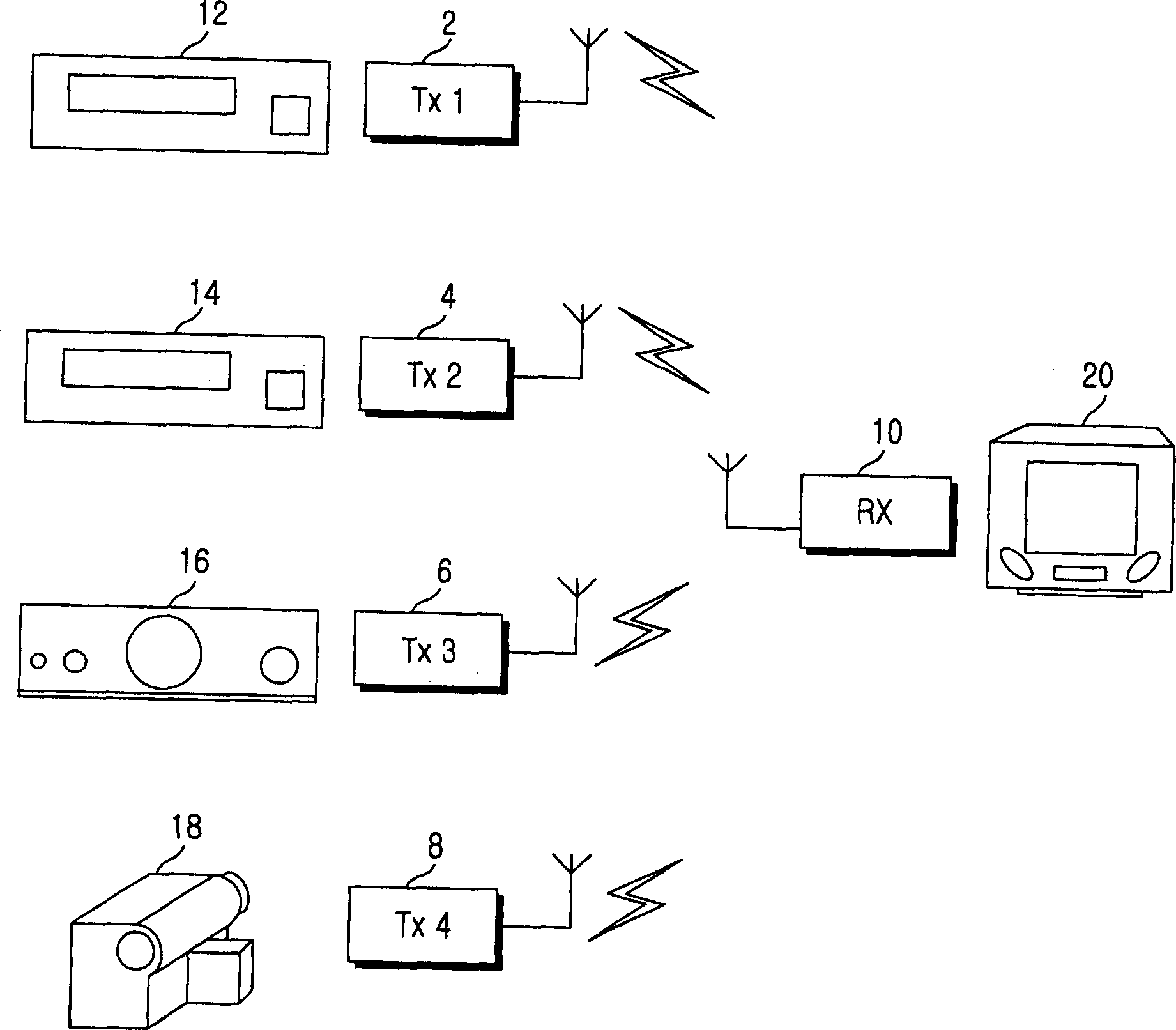 TV set top-box system and method for watching digital broadcasting