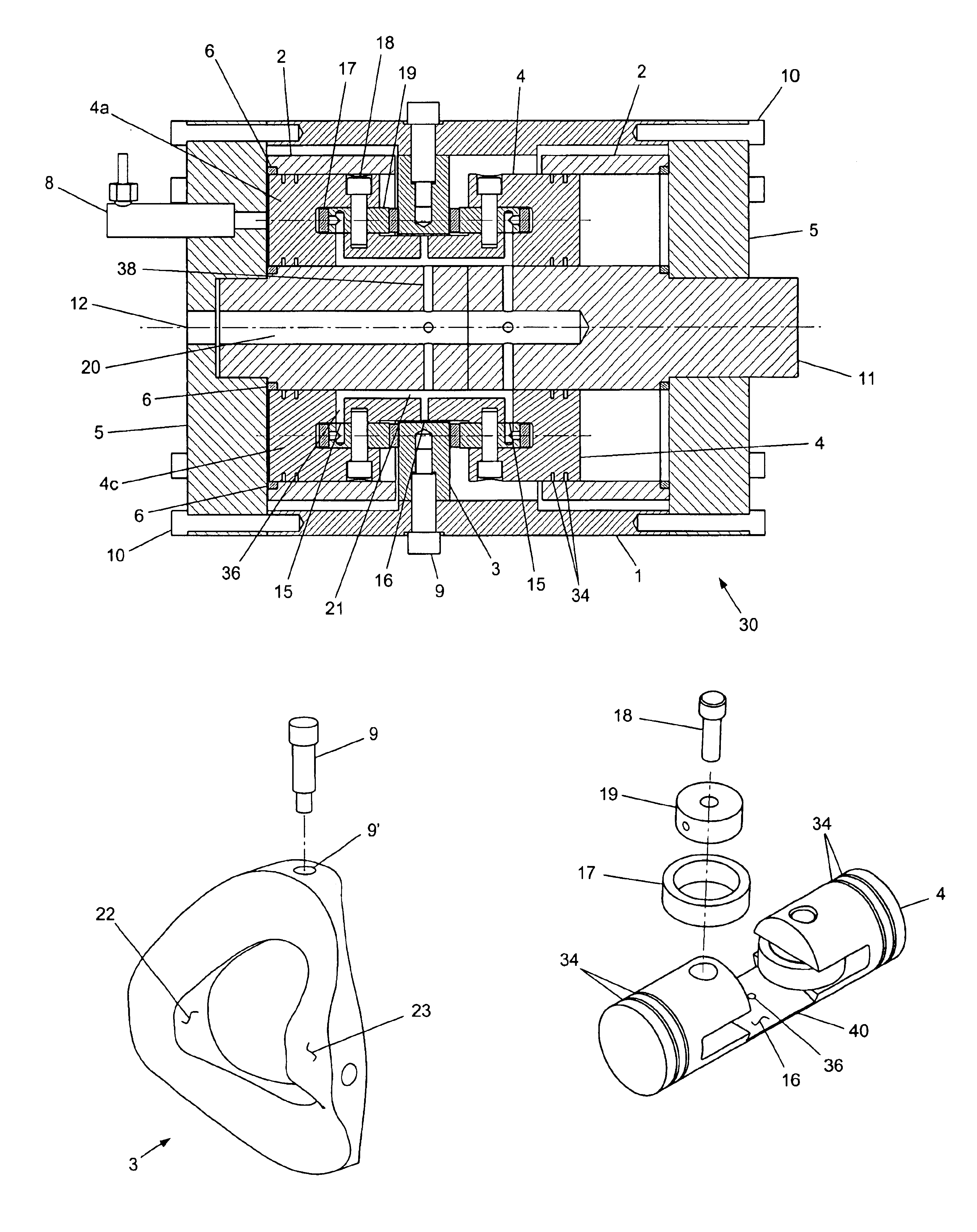 Rotary piston motor