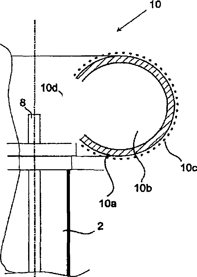 A high voltage corona grading ring and a high voltage device comprising such ring