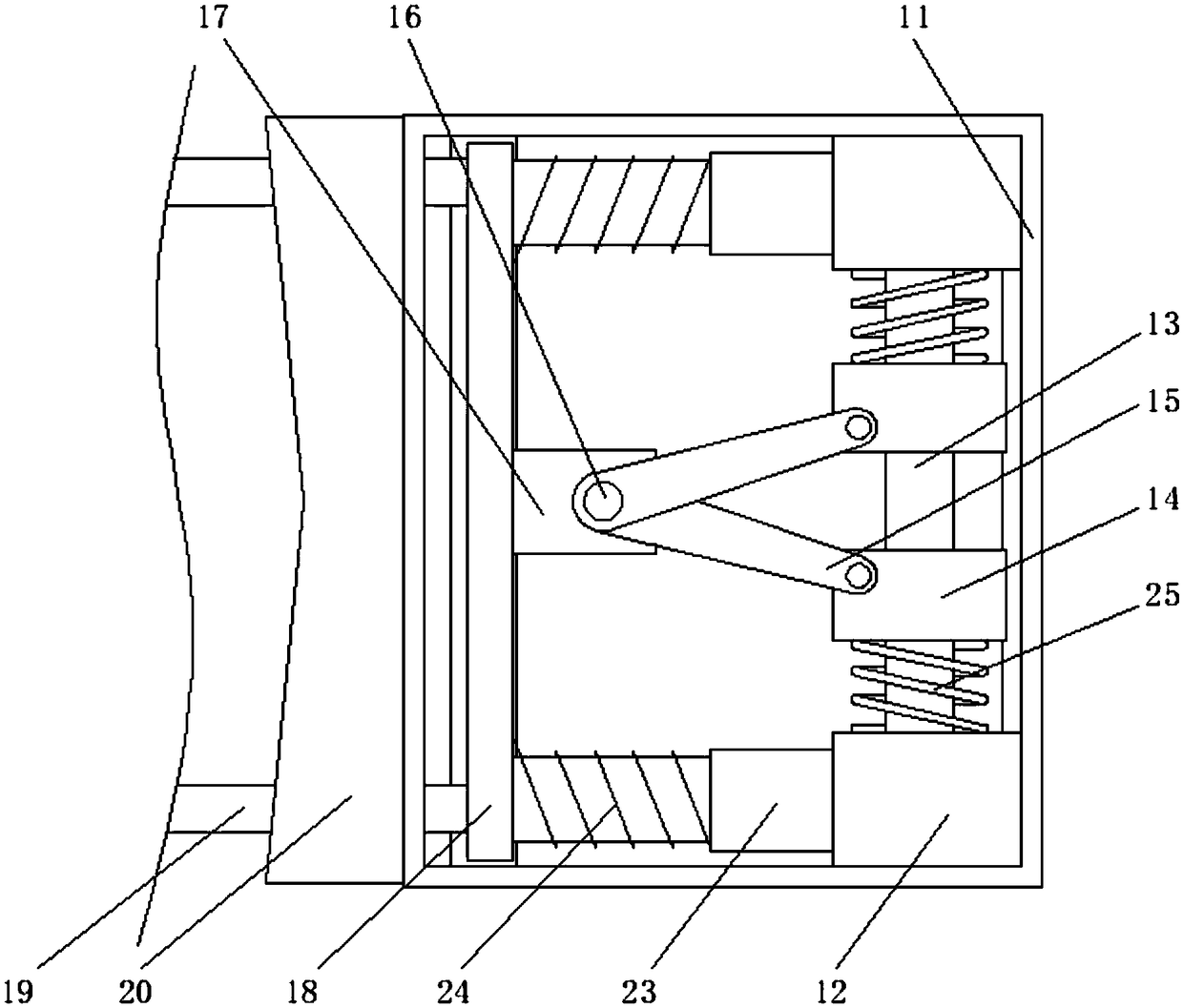 Protective mechanism based on passenger ship berthing auxiliary device