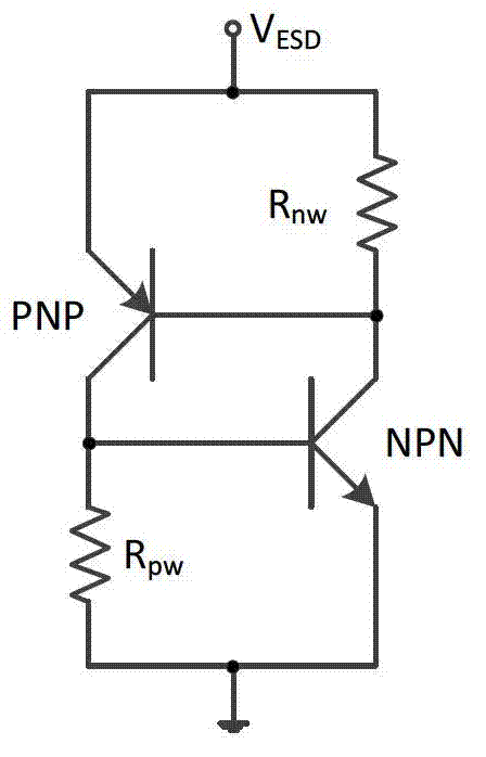 SCR (silicon controlled rectifier) type LDMOS ESD (lateral double diffusion metal-oxide-semiconductor device electrostatic discharge) device