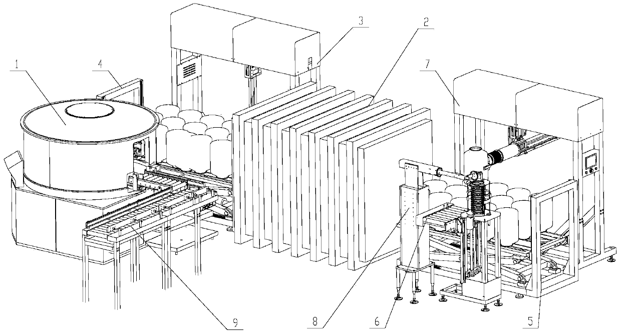 A cleaning and sterilization linkage line