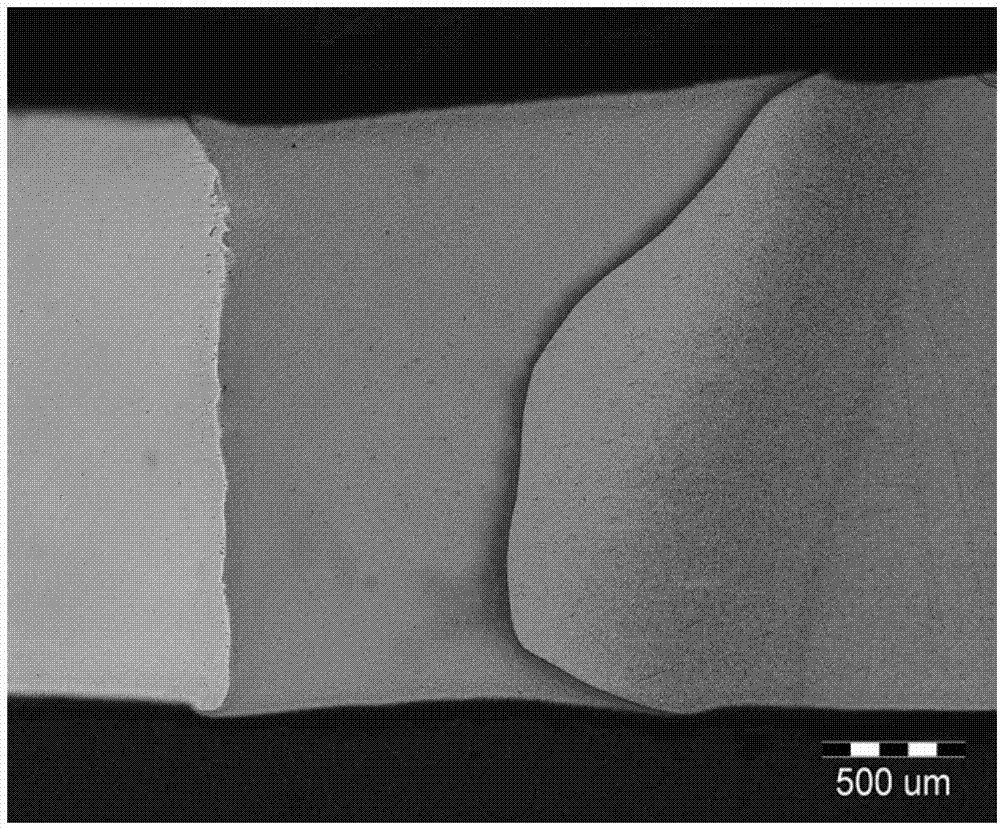 Electron beam filler wire welding method of TC4 titanium alloy and QCr0.8 copper alloy