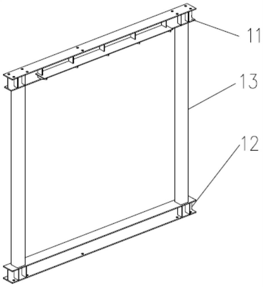 Plate type steel structure modular building structure system and construction method thereof