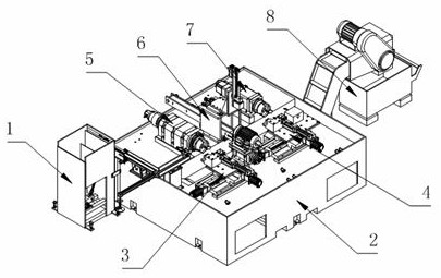 Full-automatic tool jig for precision lathe