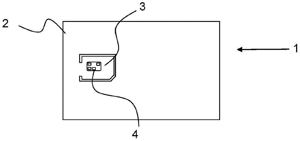 Chip card device and method for manufacture thereof