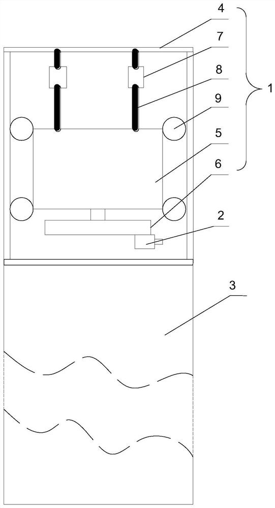 Method for removing paint layer on inner wall surface of cylindrical component