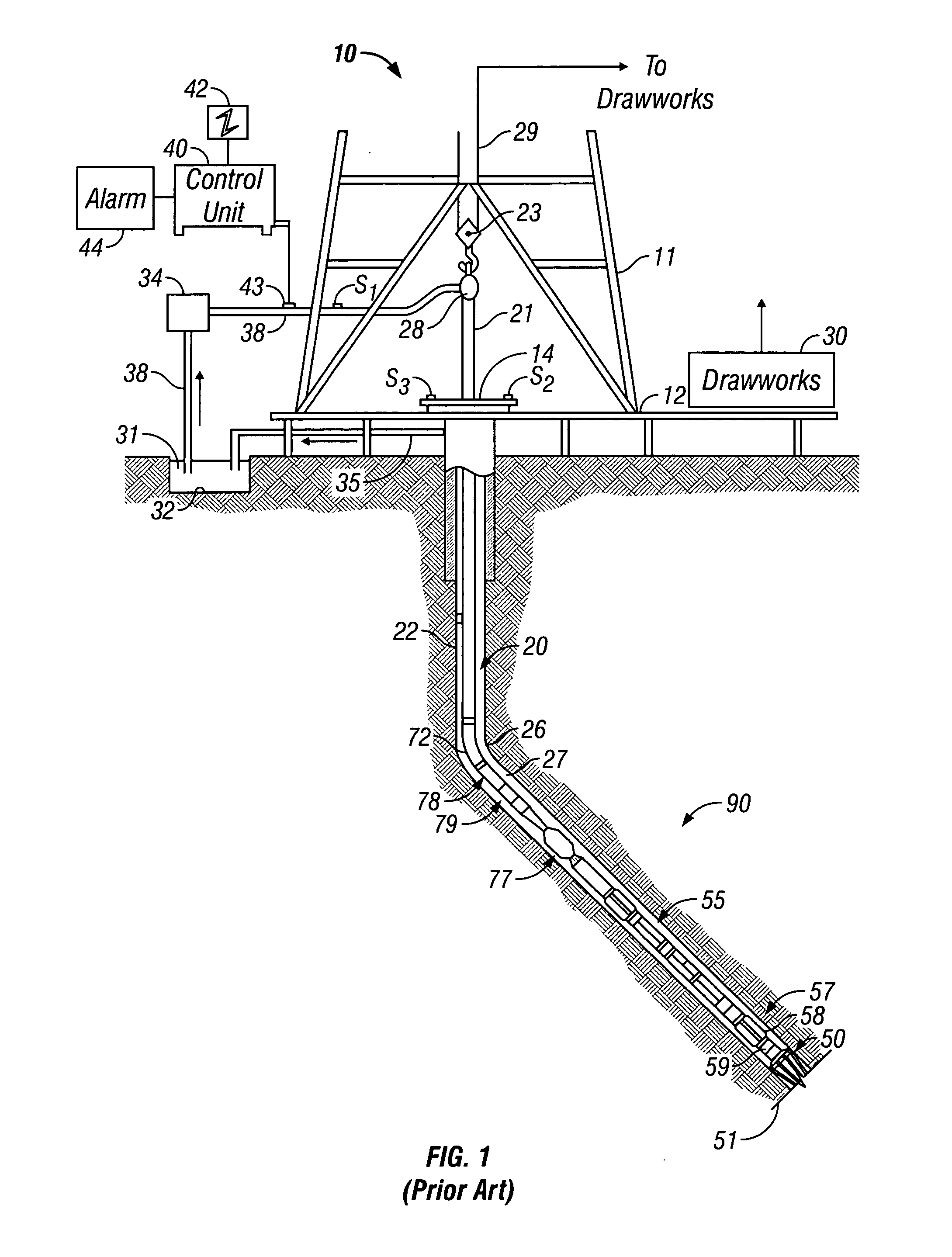 Method for measuring transient electromagnetic components to perform deep geosteering while drilling