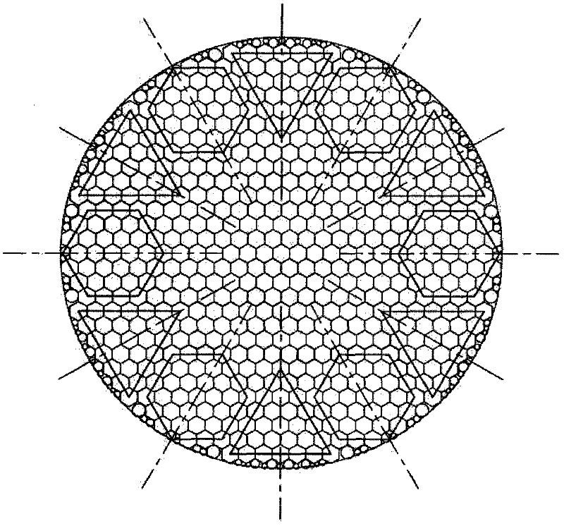 Method for assembling 300 to 1000-core composite superconducting blank