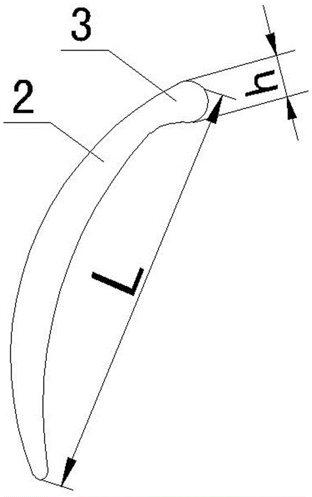 Cross-flow fan for air conditioning that can effectively improve fan performance