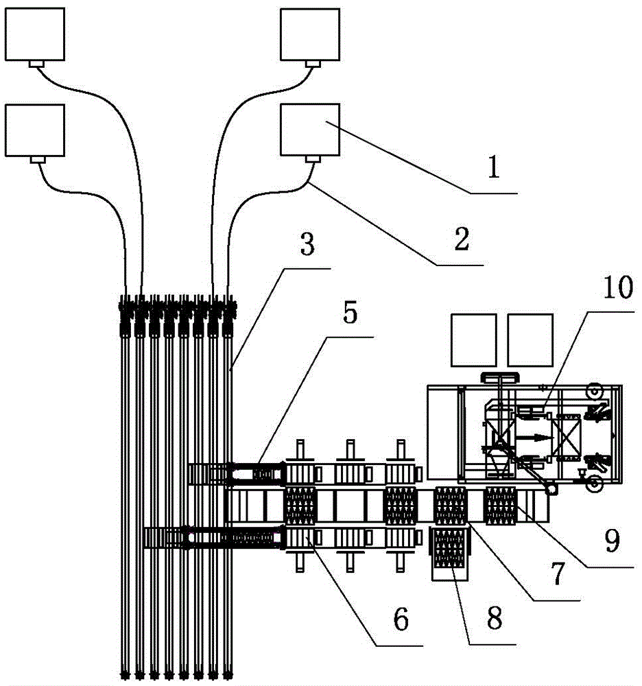 Flexible single-docking multi-brand case filling and sealing system