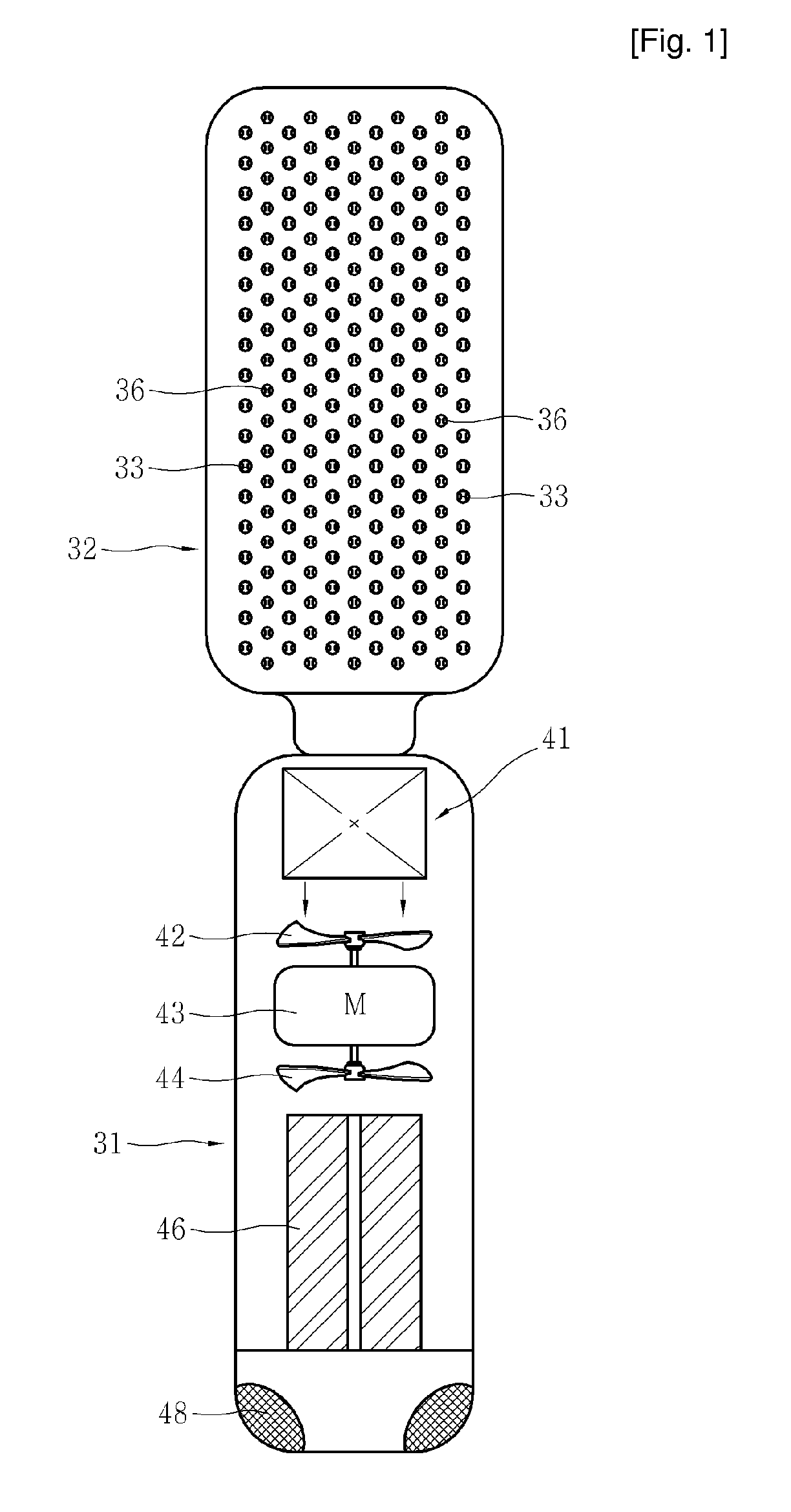 Intake-exhaust type hair styling dryer