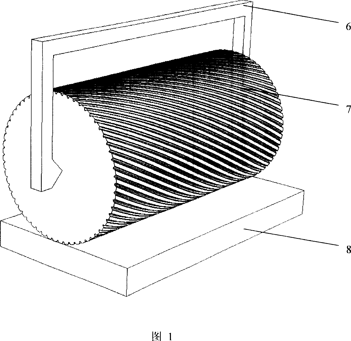 Non-loss inspecting device and method for precisive pipe internal-threaded core