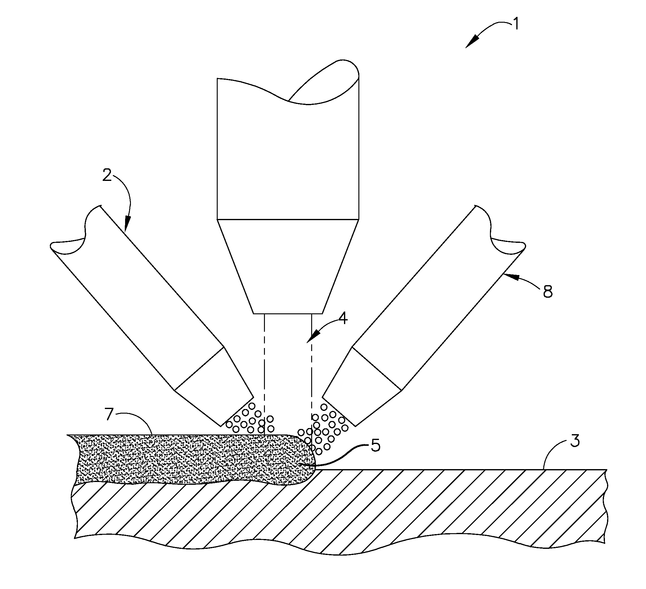 Laser net shape manufacturing and repair using a medial axis toolpath deposition method