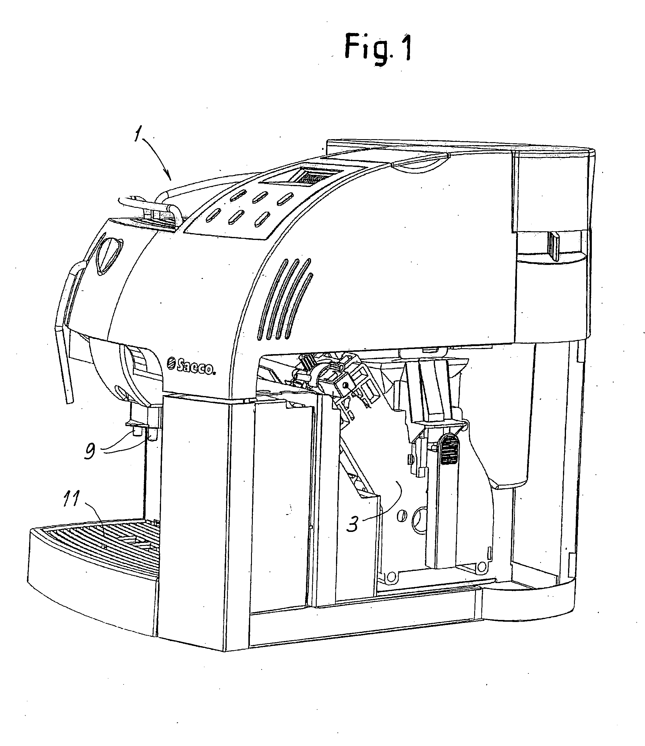 Method for automatic adjustment of the quantity of coffee and coffee machine using said method